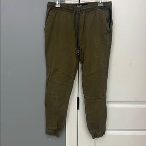 Brooklyn Cloth Green Jogger Sweatpants Elastic Waist